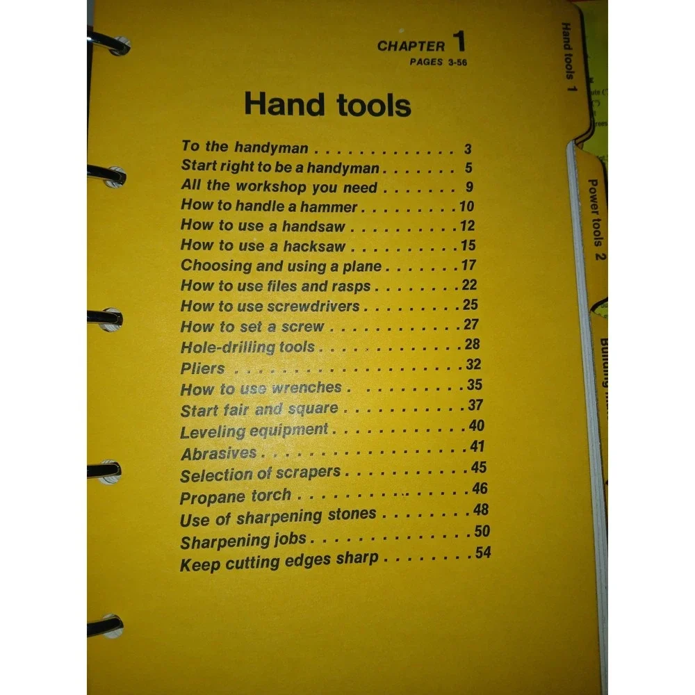 Vintage 1970 Better Homes and‎ Gardens Handyman's Book 3-Ring Binder Hardcover